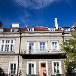 Horyniec-Zdrój, elewacja ogrodowa pałacu Ponińskich (pocz. XX w.). Fot. T. Poźniak, 2011 r.