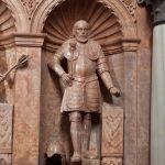 Żółkiew, rzeźba nagrobna hetmana Stanisława Żółkiewskiego (lata 30. XVII w.), w kolegiacie pw. św. Wawrzyńca, lata 30. XVII w. Fot. T. Poźniak, 2011 r.