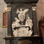 Żółkiew, nagrobek Jakuba Sobieskiego (wyk. A. Schlűter, 1692-1693), w kolegiacie p.w. św. Wawrzyńca. Fot. T. Poźniak, 2011r.