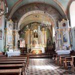 Horyniec-Zdrój, wnętrze kościoła oo. Franciszkanów pw. Niepokalanego Poczęcia Najświętszej Maryi Panny (1758r.). Fot. T. Poźniak, 2011 r.