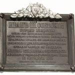 Cieszanów, tablica w języku ruskim (tzw. jazyczije) na pomniku Jana III Sobieskiego (1883 r.). Fot. T. Poźniak, 2011 r.