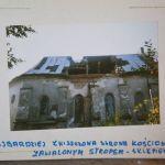 Niemirów, zniszczony dach i sklepienia kościoła pw. św. Trójcy, 1640 r. Fot. ok. 1990 r. z Archiwum kościoła w Niemirowie