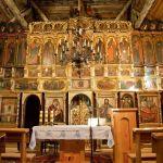 Gorajec, wnętrze cerkwi pw. Narodzenia NMP (ikonostas, XVII/XVIII w.). Fot. T. Poźniak, 2011 r.